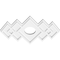 Ekena Millwork Zoe Architectural Grade PVC Ceiling Medallion, 16"W x 10 5/8"H x 3"ID x 5"C x 1"P, One-Piece CMP16X10ZE-03000 - alternate 4